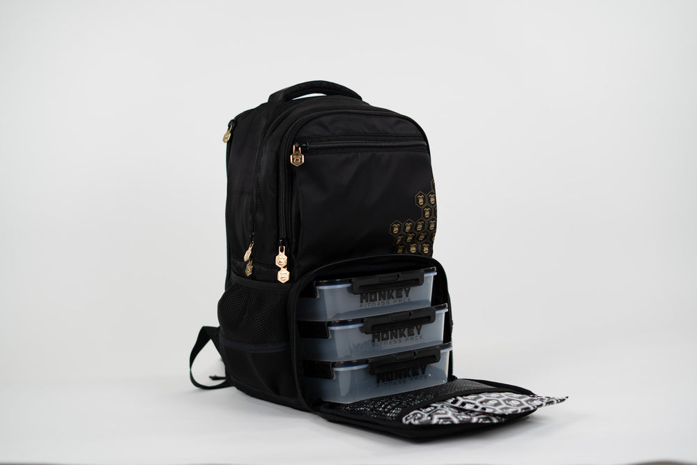 Fitness Pack Black Gold Backpack
