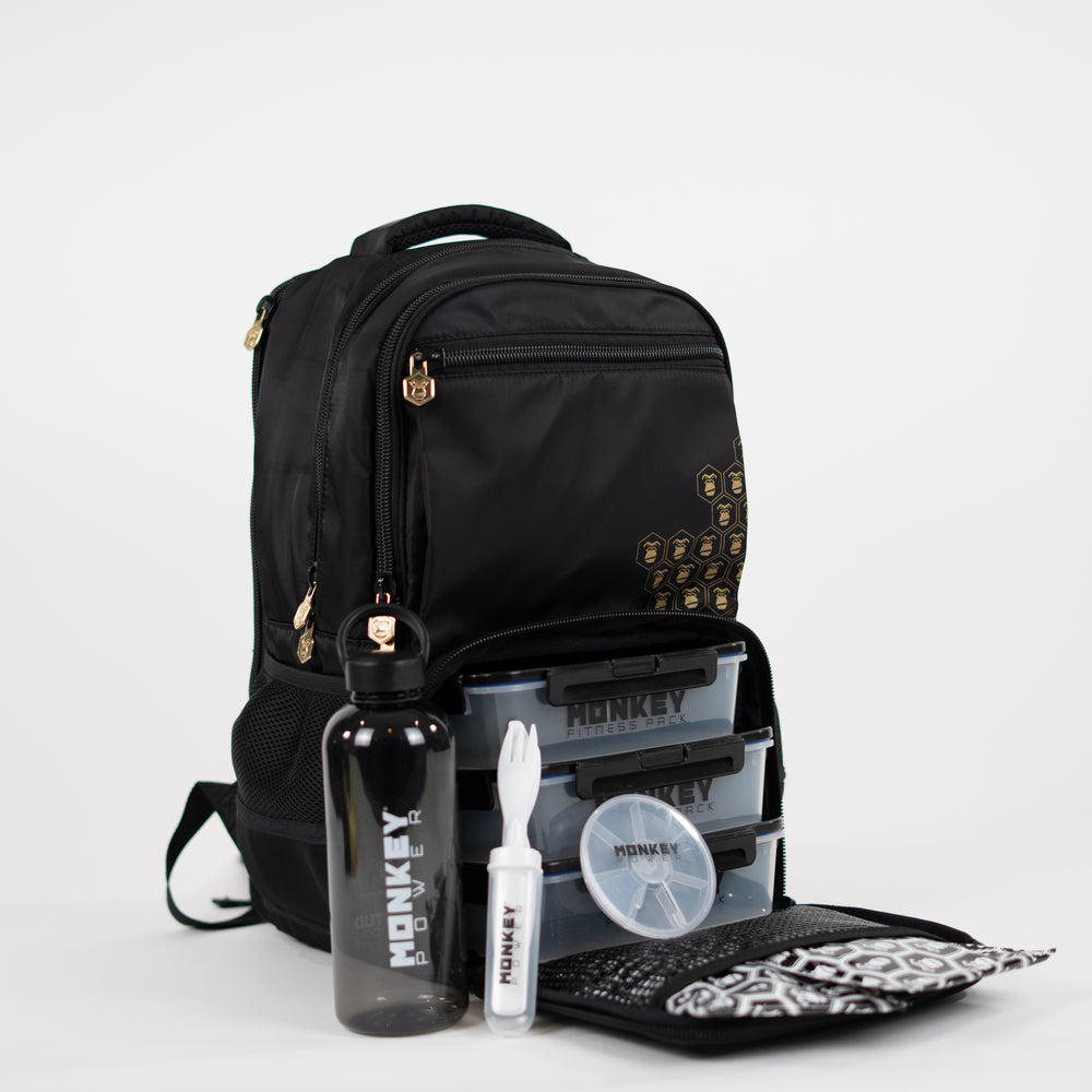 Fitness Pack Black Gold Backpack