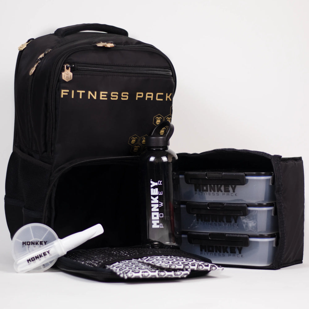 Fitness Pack Black Gold Backpack